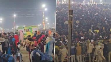 Stampede-Like Situation at Mahakumbh in Prayagraj: Many Feared Injured After Stampede Breaks Out Ahead of ‘Amrit Snan’ on ‘Mauni Amavasya’ (See Pics and Videos)