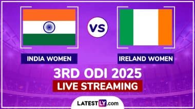 Where to Watch India Women's National Cricket Team vs Ireland Women's National Cricket Team 3rd ODI?