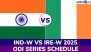 India Women vs Ireland Women 2025 Schedule: Get IND-W vs IRE-W ODI Series Fixtures, Time Table With Match Timings in IST and Venue Details