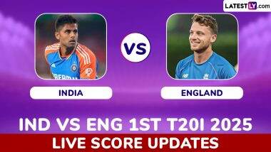 IND Win By 7 Wickets | India vs England Highlights of 1st T20I 2025: Abhishek Sharma, Varun Chakaravarthy Power Hosts to Dominant Victory