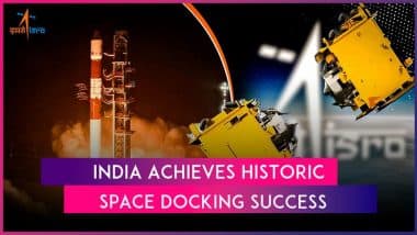 India Becomes 4th Country To Achieve Space Docking As ISRO Successfully Docks 2 Satellites as Part of SpaDeX Mission