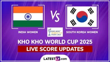 India Women vs South Korea Women Kho Kho World Cup 2025 Live Score Updates: Get Live Commentary Online, Points of IND-W vs KOR-W Match in Inaugural KKWC