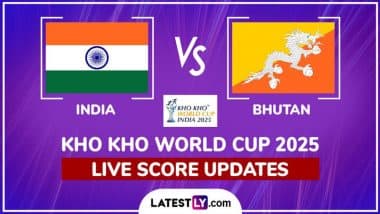 Kho Kho World Cup 2025 India vs Bhutan Live Score Updates