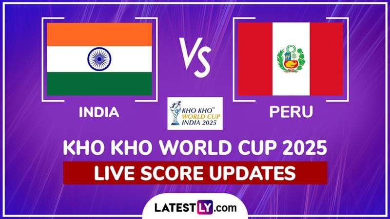 Kho Kho World Cup 2025 Highlights of India vs Peru Match 