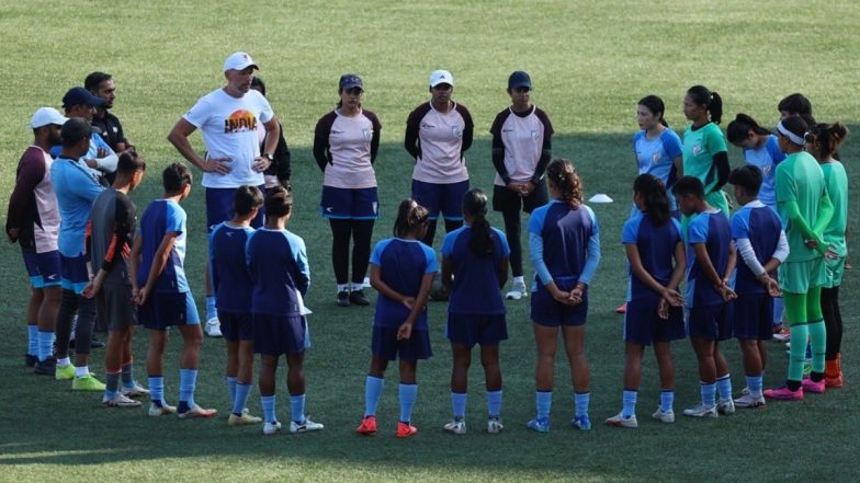 How To Watch India Women vs Maldives Women Free Live Streaming Online? Get Free Telecast Details of IND-W vs MDV-W Friendly Football Match on TV