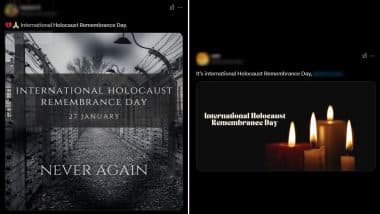 International Day of Commemoration in Memory of the Victims of the Holocaust 2025 Messages and Quotes: Netizens Share Thoughtful Posts, Images, Wallpapers and Sayings To Observe the Day