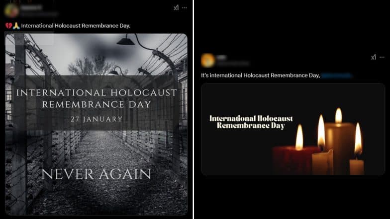 International Day of Commemoration in Memory of the Victims of the Holocaust 2025 Messages and Quotes: Netizens Share Thoughtful Posts, Images, Wallpapers and Sayings To Observe the Day