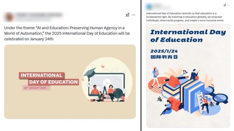 International Day of Education 2025 Messages and Quotes: Netizens Share Posts, HD Wallpapers, Images and Sayings To Celebrate the Day