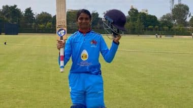 14-Year-Old Ira Jadhav Becomes First Indian Woman to Score Triple Century in Limited-Overs' Cricket, Breaks Smriti Mandhana's Record During Mumbai vs Meghalaya Women's Under 19 One Day Trophy 2024-25