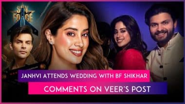 Janhvi Kapoor Drops Emojis on Veer Pahariya’s ‘Sky Force’ Post; Actress Spotted at Wedding With BF Shikhar Pahariya