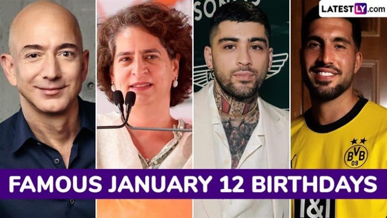 January 12 Birthdays and Birth Anniversaries: Know About Famous People and Celebrities Born on January 12