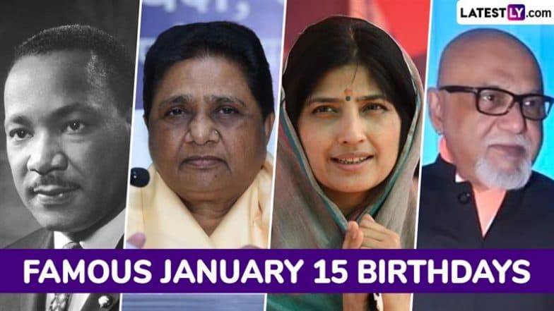 January 15 Birthdays and Birth Anniversaries: Know About Famous People and Celebrities Born on January 15