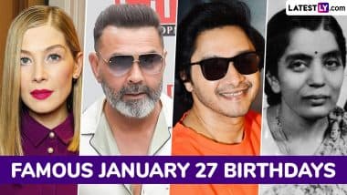 January 27 Birthdays and Birth Anniversaries: Know About Famous People and Celebrities Born on January 27