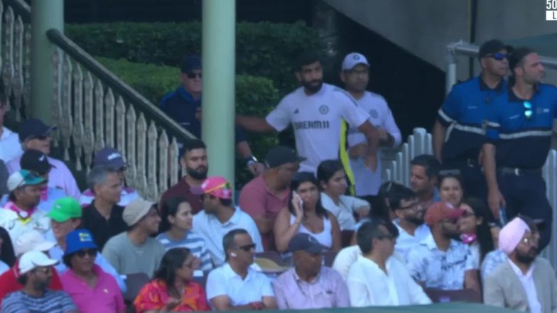 Jasprit Bumrah Returns to Sydney Cricket Ground During IND vs AUS 5th Test 2024-25 Amid Injury Concerns