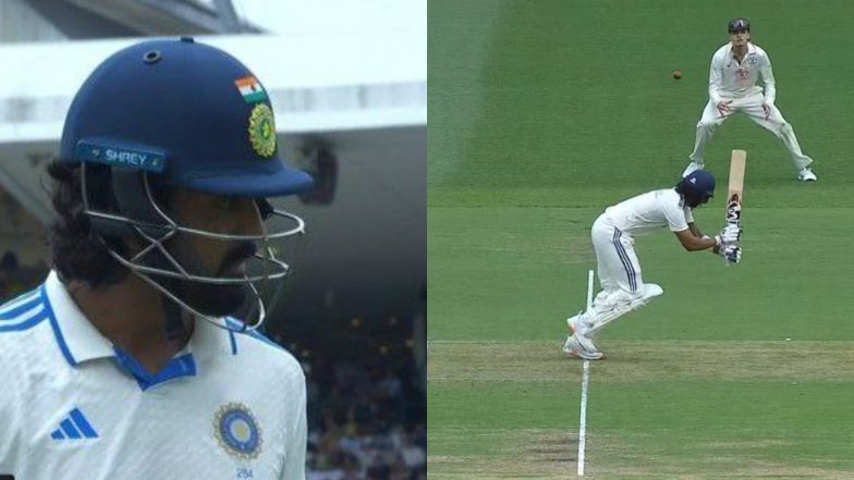 KL Rahul Wicket Video: Watch Mitchell Starc Dismiss Indian Batsman For a Low Score During IND vs AUS 5th Test in BGT 2024–25