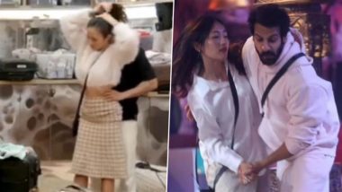 Karanveer Mehra Holds Chum Darang’s Waist, Tries To Kiss Her in Viral Video From ‘Bigg Boss 18’ – WATCH