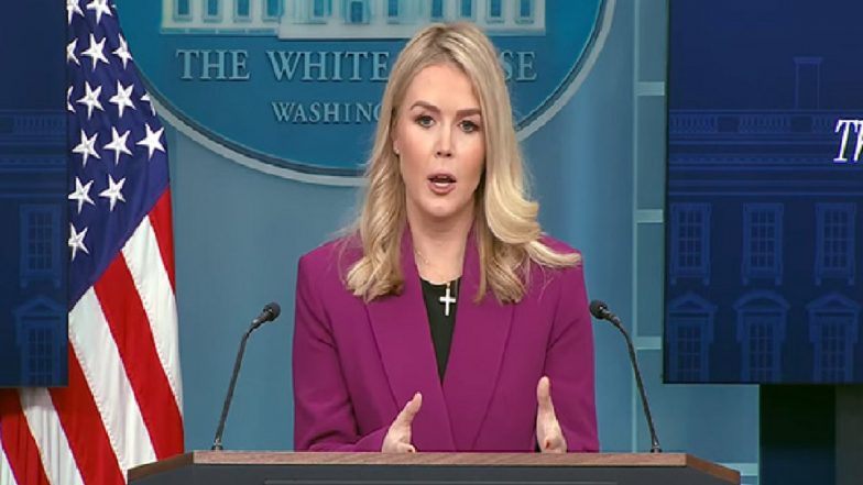 ‘Birthright Citizenship Is Unconstitutional’: White House Press Secretary Karoline Leavitt Defends Donald Trump’s Executive Order (Watch Video)