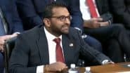 US: New FBI Chief Kash Patel Likely To Take Over ATF Next Week, Says Report