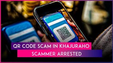 QR Code Scam: Fraudsters Replace QR Codes With Fakes Ones Outside Shops in Khajuraho To Divert Payments, Video Surfaces