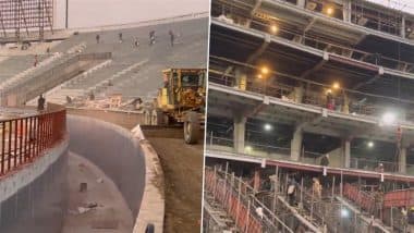 'Even L&T Employees Won't Be Able to Finish This...' Fans React to Pakistan Sports Journalist's Video of Under Construction Gaddafi Stadium As Deadline Day Nears Ahead of ICC Champions Trophy 2025