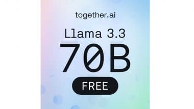 Llama 3.3 70B Model Now Available for Free on Together AI Platform, Comes With Advanced Reasoning, Math, and Problem-Solving Capabilities; Check Details