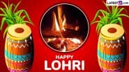 Lohri 2025 Images and HD Wallpapers for Free Download Online: Wish Happy Lohri With Best WhatsApp Status Messages, Facebook Greetings and Quotes to Family and Friends