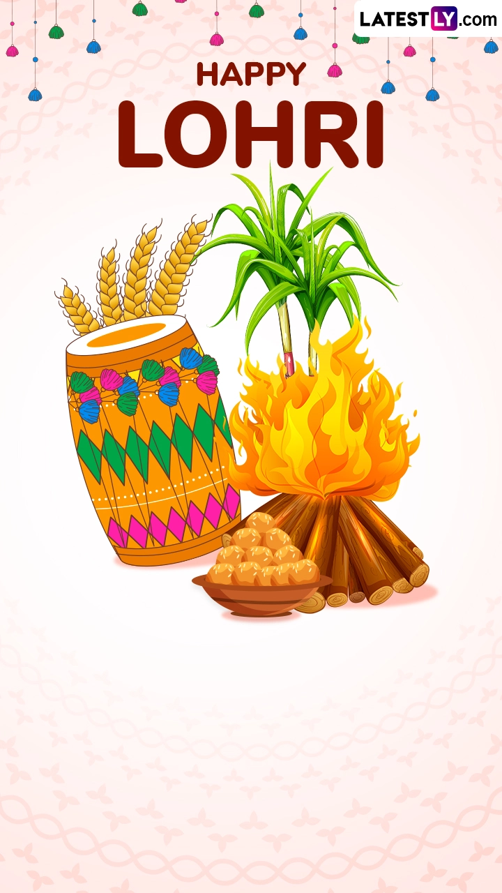 Happy Lohri 2025 Wishes, Images and WhatsApp Status for Family and Friends