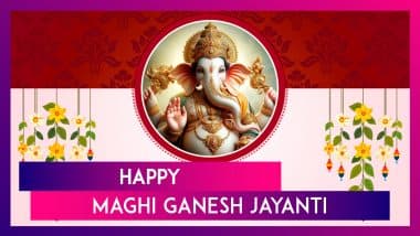 Maghi Ganesh Jayanti 2025 Wishes, Messages, Quotes and Greetings To Worship Lord Ganesha