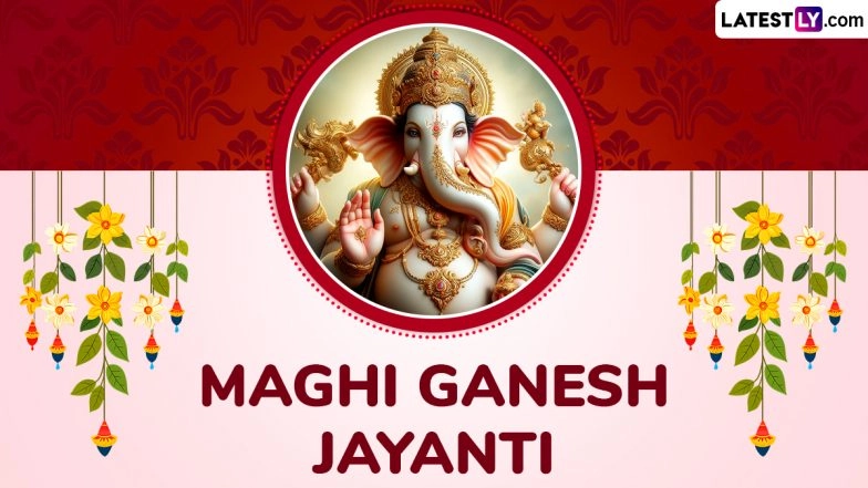 Happy Maghi Ganesh Jayanti 2025 Greetings To Worship Lord Ganesha