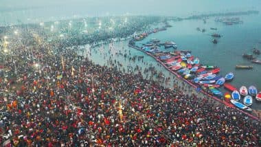 Maha Kumbh Mela 2025 Begins Today! 40 Lakh Devotees Take Holy Dip at Sangam As of 8 AM on Day One, Says Uttar Pradesh Government (Watch Video)