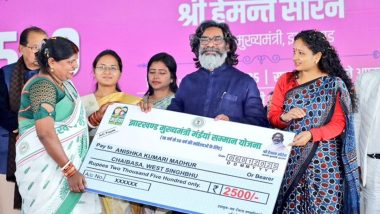 Jharkhand CM Transfers INR 2,500 Each to 56 Lakh Women Under ‘Maiya Samman Yojana’