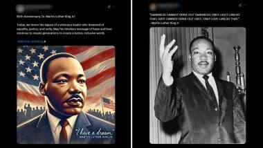 Martin Luther King Jr Birth Anniversary 2025 Messages: Netizens Pay Tribute to the American Activist With Memorable Quotes, Inspirational Sayings, Images and Greetings