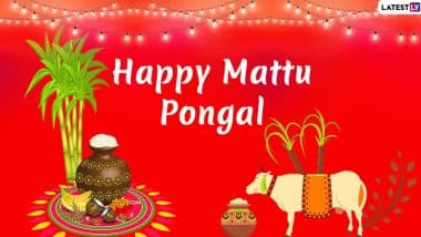 Mattu Pongal 2025 Wishes and Greetings: Share Messages, Quotes, HD Images and Wallpapers to Celebrate the Third Day of the Harvest Festival