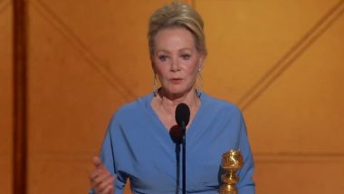 Golden Globe Awards 2025: Jean Smart Expresses Joy After Winning Best Actress for ‘Hacks’ and Says, ‘I Never Thought I’d Be So Happy To Be Called a Hack’ (Watch Video)