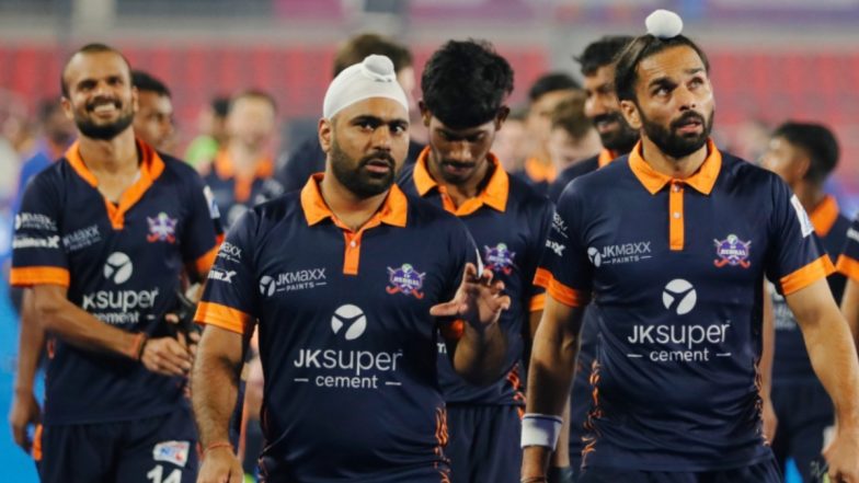 HIL 2024-25 Live Streaming Free Online: How to Watch Tamil Nadu Dragons vs UP Rudras Hockey Match on Mobile and TV Channel Telecast