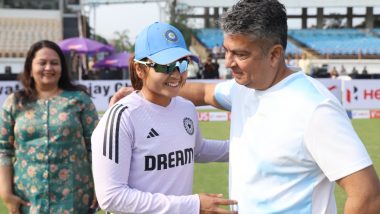 Sayali Satghare Receives Debut ODI Cap In Presence of Her Parents Ahead of IND-W vs IRE-W 1st ODI 2025 in Rajkot (See Pics)