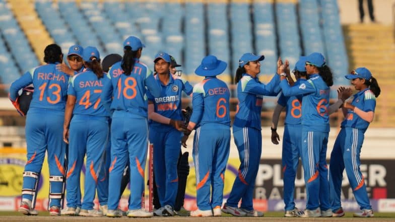 India Women Register Their Biggest Win in Terms of Runs in ODI History, Achieve Milestone With 304-Run Victory Over Ireland Women in IND-W vs IRE-W 3rd ODI 2025 in Rajkot