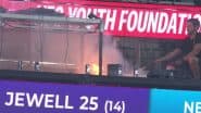 Fire At The Gabba! Play Interrupted As Fire Breaks Out At DJ Area During Brisbane Heat vs Hobart Hurricanes BBL 2024-25 Match, Fans Temporarily Evacuated (Watch Video)