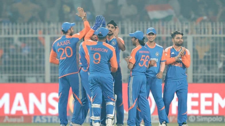 India Beat England by 7 Wickets in 1st T20I 2025: Abhishek Sharma's Half-Century, Varun Chakravarthy’s Three-Wicket Haul Helps Hosts To Take 1–0 Lead