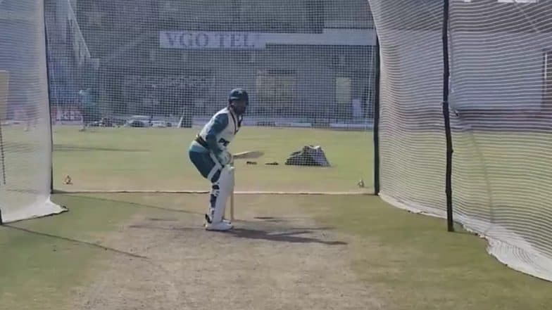 Mohammad Rizwan Bats Left-Handed Against Spin in Training Session Ahead of PAK vs WI 2nd Test 2025 in Multan (Watch Video)