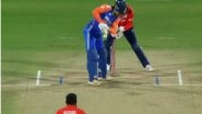 Tilak Varma Wicket Video: India Star Batter Outfoxed by Adil Rashid During IND vs ENG 3rd T20I 2025 (Watch Video)