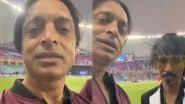 'Chai Bohot Acchi Lagi' Shoaib Akhtar Meets Dolly Chaiwala During ILT20 2025, Ex-Pakistan Pacer Drinks Tea Made By Indian Internet Sensation (Watch Video)