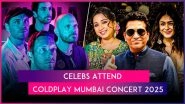 Coldplay India Concert 2025: Sachin Tendulkar, Mrunal Thakur, Shreya Ghoshal and Others Attend the British Rock Band&rsquo;s Show in Mumbai