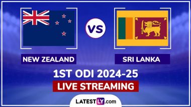 New Zealand vs Sri Lanka Free Live Streaming Online, 1st ODI 2024-25: How To Watch NZ vs SL Cricket Match Live Telecast on TV?