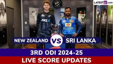 New Zealand National Cricket Team vs Sri Lanka National Cricket Team Live Score Updates of 3rd ODI