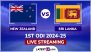 New Zealand vs Sri Lanka Free Live Streaming Online, 1st ODI 2024-25: How To Watch NZ vs SL Cricket Match Live Telecast on TV?