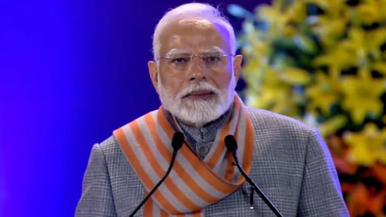 PM Modi ISKCON Temple Inauguration Live Streaming: Watch Online Telecast as Prime Minister Narendra Modi Inaugurates Sri Sri Radha Madanmohanji Temple in Kharghar