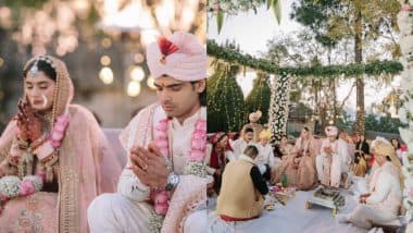 Neeraj Chopra Gets Married! Star Javelin Thrower Ties the Knot With Himani Mor, Shares Pictures from Wedding Ceremony (See Post)