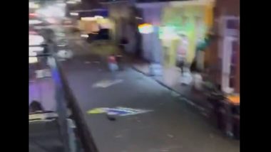 New Orleans New Year Tragedy: 10 Killed, 30 Others Injured After Man Drives SUV Into Crowd Celebrating New Year's Eve on Bourbon Street and Opens Fire, Video Surfaces