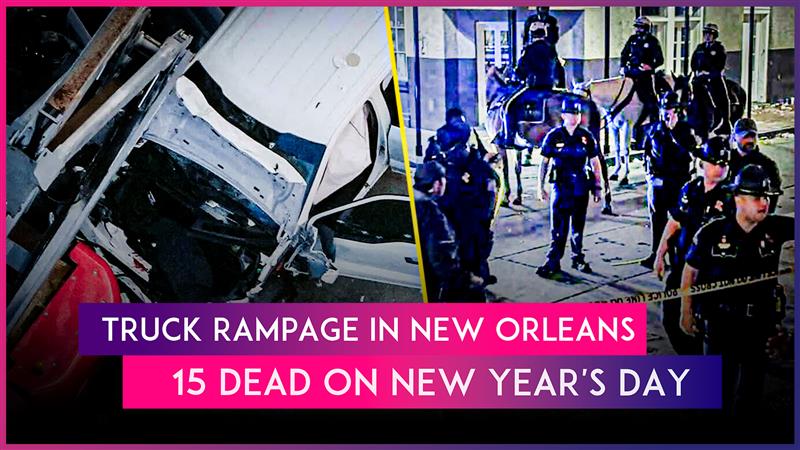 New Orleans Truck Attack: 15 Dead After Man Drives Into New Year’s Revellers on Bourbon Street, Suspect Identified As Military Veteran Shamsud Din Jabbar